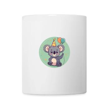 Bande dessinée d’anniversaire Koala - Mug blanc - blanc - Devant