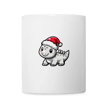 Dinosaure stégosaure Noël Noël - Mug blanc - blanc - Devant