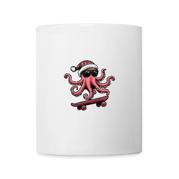 Oktopus Weihnachten Lustig - Tasse - Weiß - Vorne