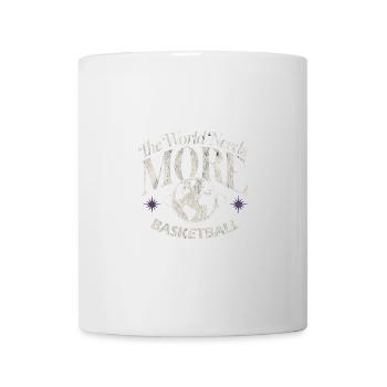 Le monde a besoin de plus de passion pour le basket-ball - Mug blanc - blanc - Devant