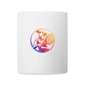 Tennis Player Multicolored - Mug - white - Front