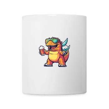 Dinosaurier stegosaurus Ski Bier - Tasse - Weiß - Vorne