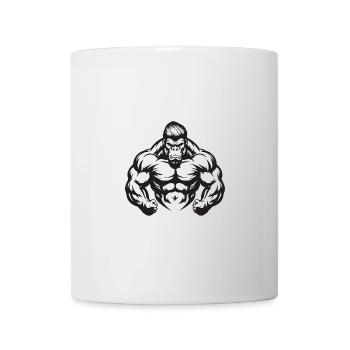 Arène Gorilla Muscles Beast - Mug blanc - blanc - Devant