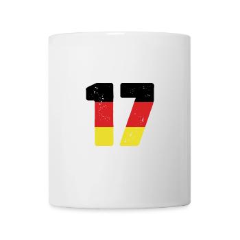 17 Number Jersey Germany - Mug - white - Front