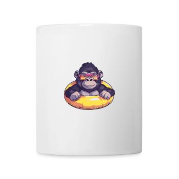 Gorilla Sommer Comic - Tasse - Weiß - Vorne