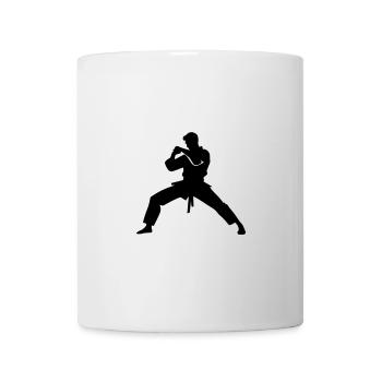 Karate Man Icon - Mug - white - Front