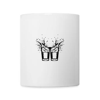 Tequila Verre d’alcool - Mug blanc - blanc - Devant