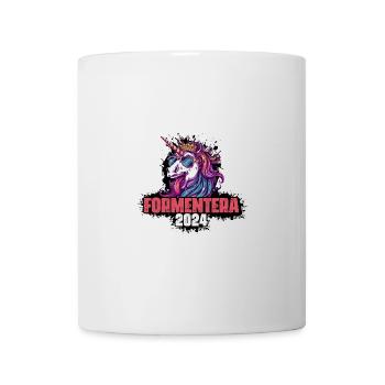 Formentera 2024 Licorne - Mug blanc - blanc - Devant