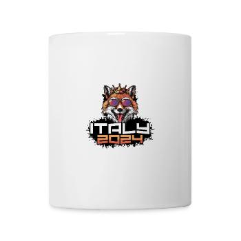 Italien 2024 Party Fuchs - Tasse - Weiß - Vorne