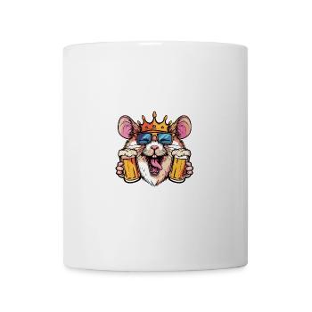 Fête de la bière pour hamster - Mug blanc - blanc - Devant