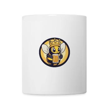 Biene Bier Comic - Tasse - Weiß - Vorne