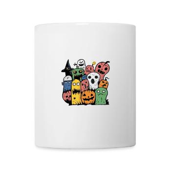 Halloween Comic Party Crew - Tasse - Weiß - Vorne