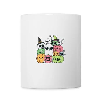 Halloween Party Figuren - Tasse - Weiß - Vorne