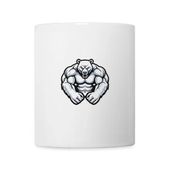 Polar Bear Muscles Bodybuilding Polar Bear - Mug - white - Front
