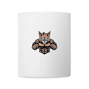 Musculation des muscles du chat - Mug blanc - blanc - Devant