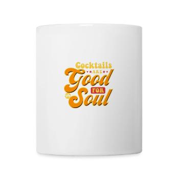 Cocktails sind gut für meine Seele Inspiration - Tasse - Weiß - Vorne