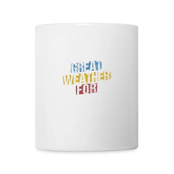 Great Weather For Dog Walks Fun Lovers - Mug - white - Front