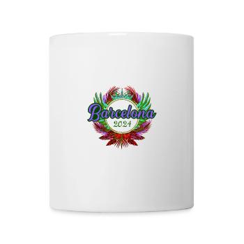 L’équipe de Barcelone 2024 - Mug blanc - blanc - Devant