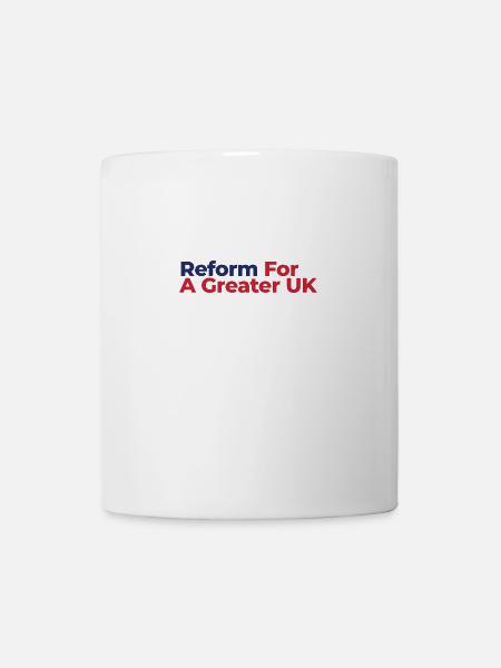 Reform For A Greater UK - Mug - white