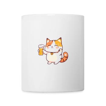 Cat Beer Comic Party - Mug - white - Front