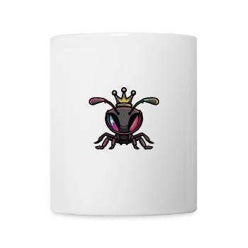 Couronne de bande dessinée de fourmi - Mug blanc - blanc - Devant