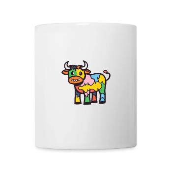 Vache Halloween Bande Dessinée Zombie - Mug blanc - blanc - Devant
