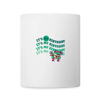 C’est mon anniversaire! Drôle de grenouille - Mug blanc - blanc - Devant