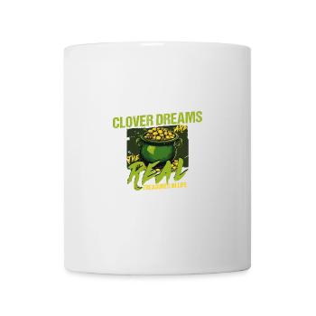 Kleesträume sind die wahren Schätze St. Patricks - Tasse - Weiß - Vorne