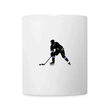 Ice Hockey Spieler Symbol - Tasse - Weiß - Vorne