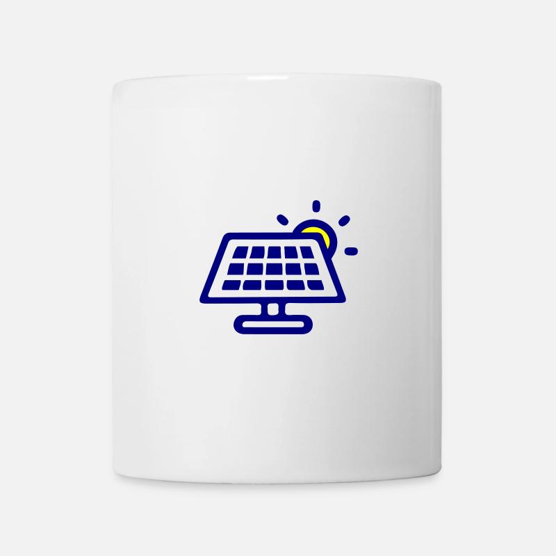 Solar Energie Panele - Tasse - Weiß