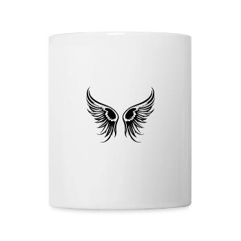 Icône d’aile - Mug blanc - blanc - Devant