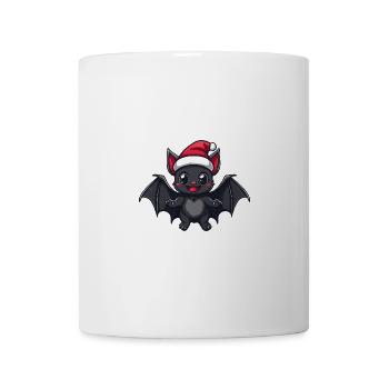 Chauve-souris Noël Noël - Mug blanc - blanc - Devant