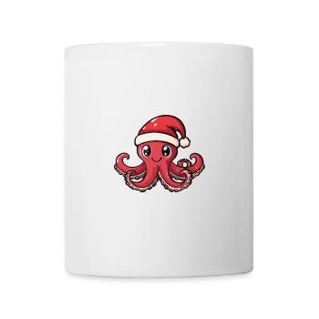 Octopus Christmas Cute - Mug - white - Front