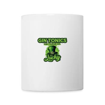Les gin tonics de la Saint-Patrick donnent l’impression d’être au quotidien - Mug blanc - blanc - Devant