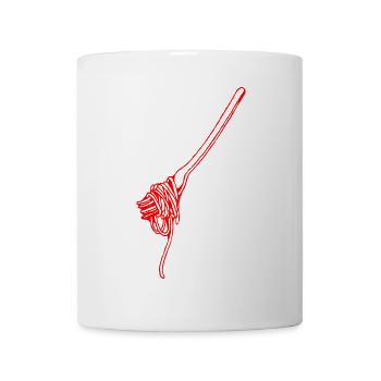 Pasta - Tasse - Weiß - Vorne