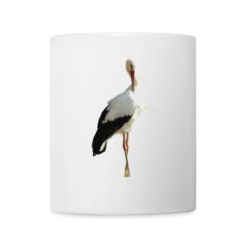 Master Adebar is a baby messenger and good luck charm - Mug - white - Front