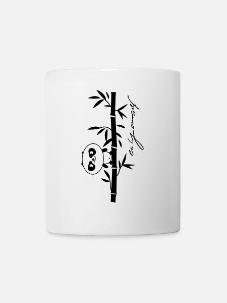 Sei du selbst- Panda - Tasse - Weiß
