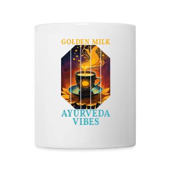 GOLDEN MILK AYURVEDA VIBES Golden Milk Mug - Mug - white - Front