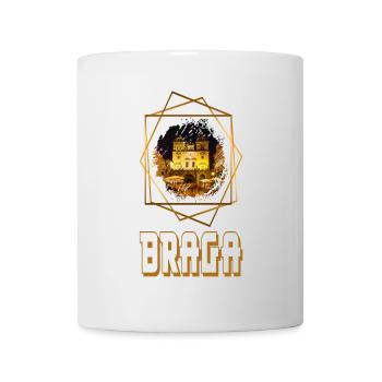 Braga, Portugal, ville, horizons, maison, amour - Mug blanc - blanc - Devant