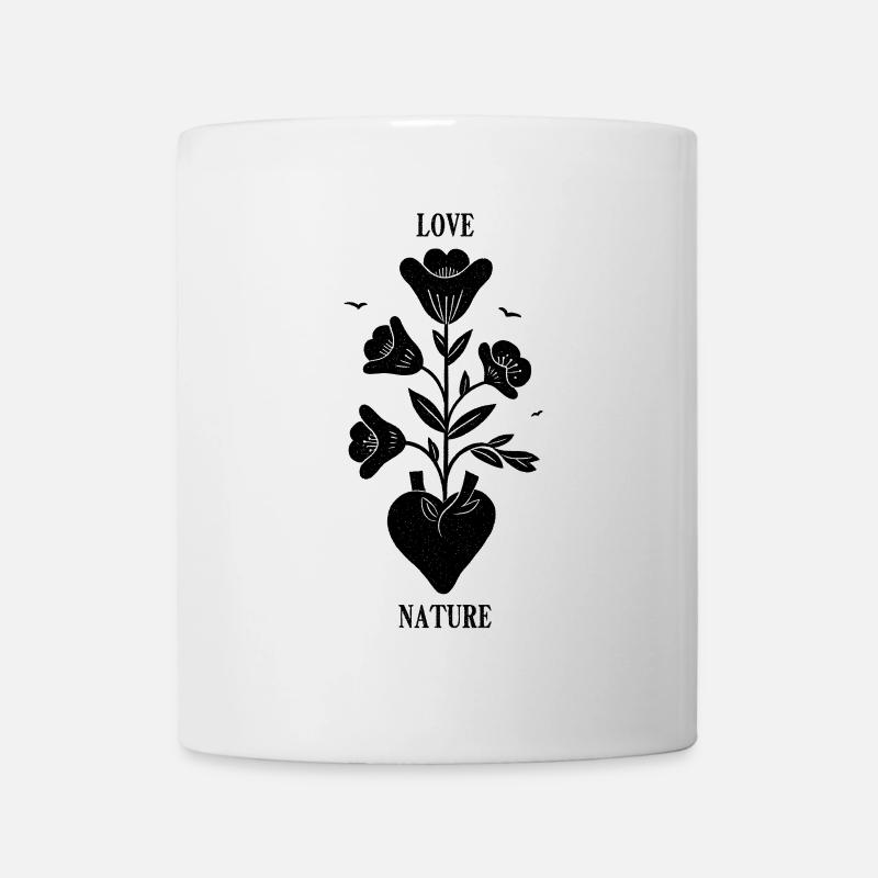 Aimez la nature - Mug blanc - blanc