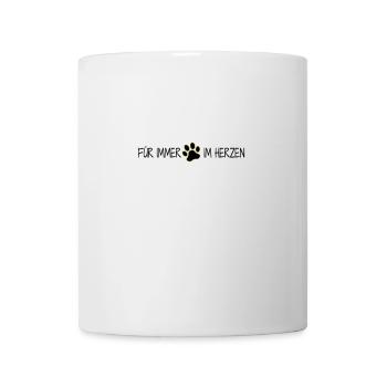 Pour toujours dans le cœur - Mug blanc - blanc - Devant
