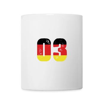 3 Number Jersey Germany - Mug - white - Front