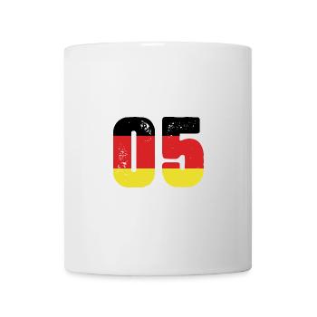 Maillot 5 numéros Allemagne - Mug blanc - blanc - Devant