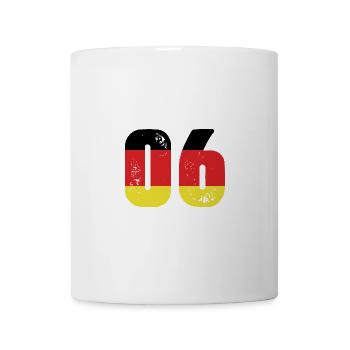 6 Number Jersey Germany - Mug - white - Front