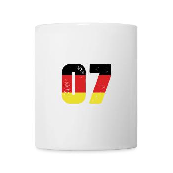 Maillot à 7 numéros Allemagne - Mug blanc - blanc - Devant