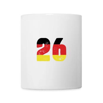26 Number Jersey Germany - Mug - white - Front