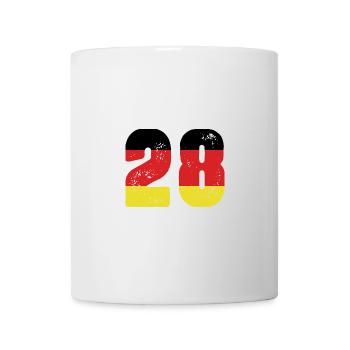 28 Number Jersey Germany - Mug - white - Front