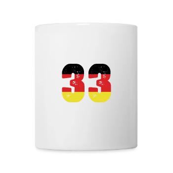 33 Numéro Jersey Allemagne - Mug blanc - blanc - Devant