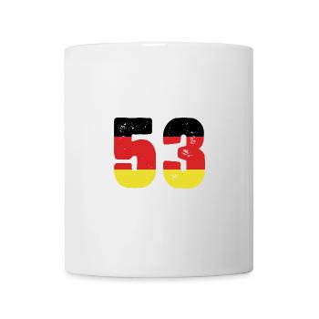 Maillot 53 numéros Allemagne - Mug blanc - blanc - Devant