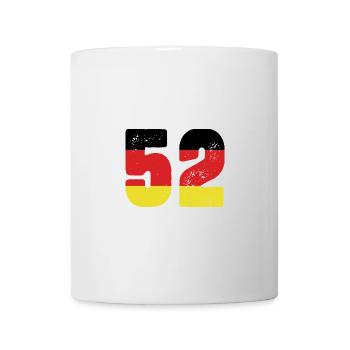 Maillot 52 numéros Allemagne - Mug blanc - blanc - Devant